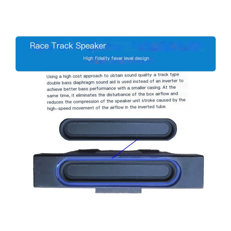 Miniaturbild: High-Fidelity Track Style Passive Multimedia Speakers