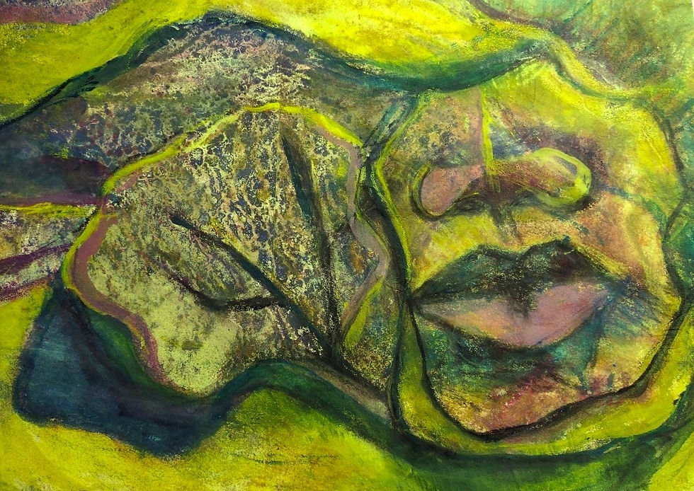 Mask with Landscape