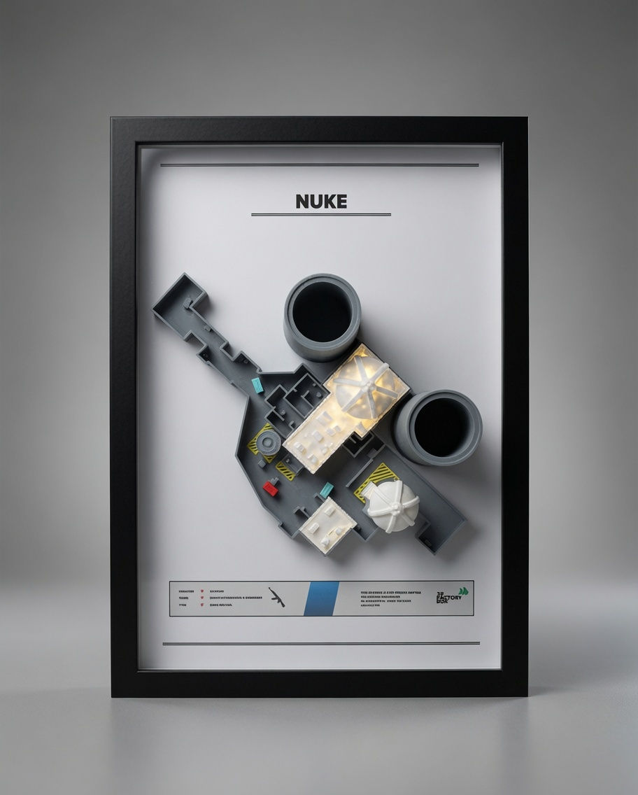 ''NUKE'' Duvar Dekoru - Özel İsim