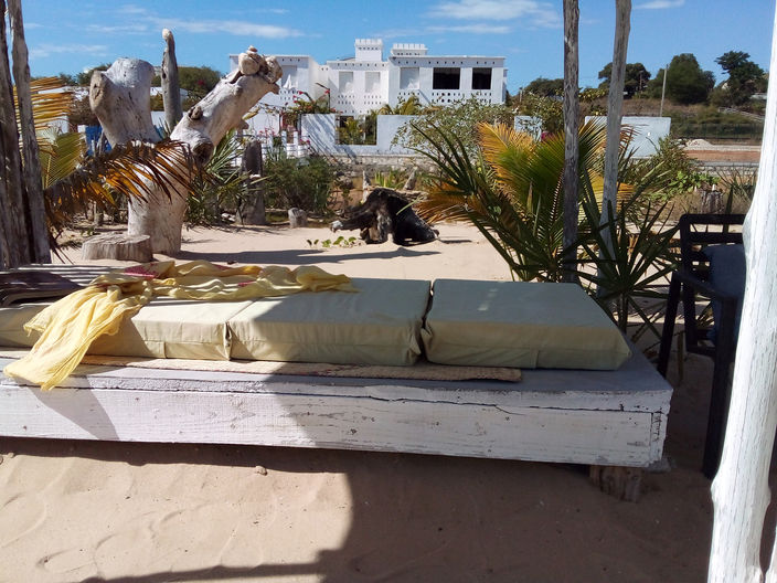 Salon privé sur la plage