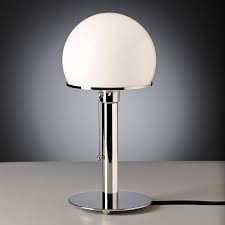 Lampe du  Designer Allemand Wilhelm Wagenfeld l'Orfevre du Bauhaus