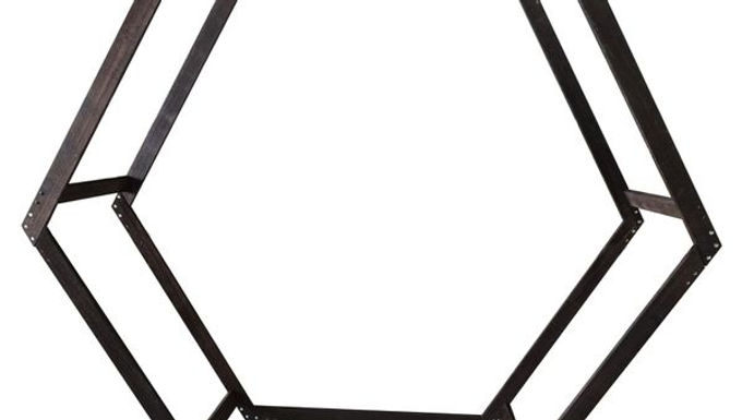 Double Rustic Heptagon Frame £49