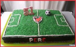 Tarta campo fútbol