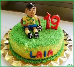 Tarta fondant Neymar
