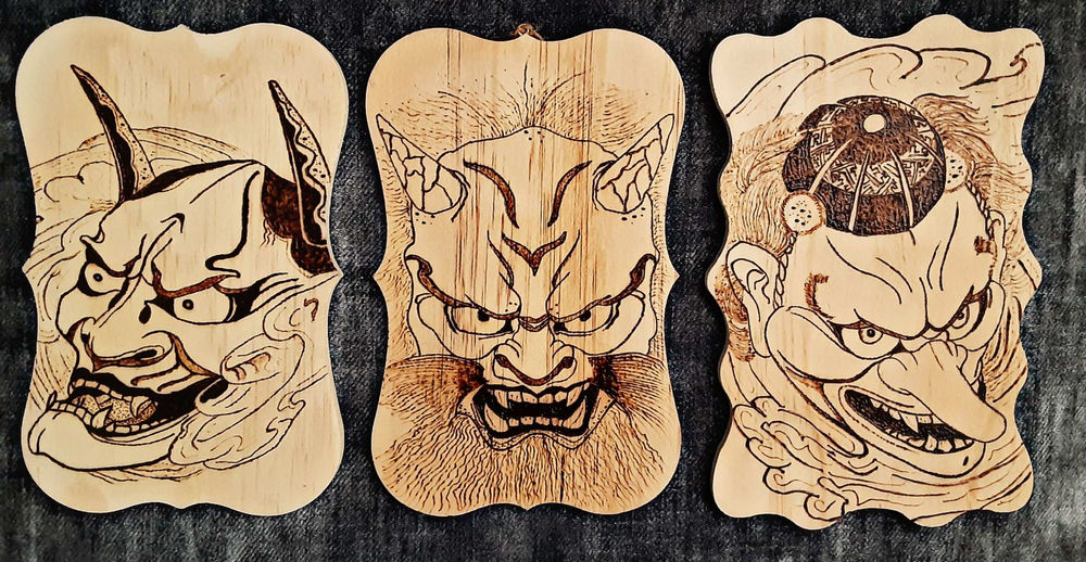 Armor Against Evil Hannya, Oni & Tengu Masks