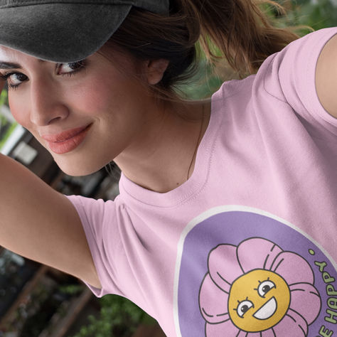 Stay Bright in the “Be Happy” Tee