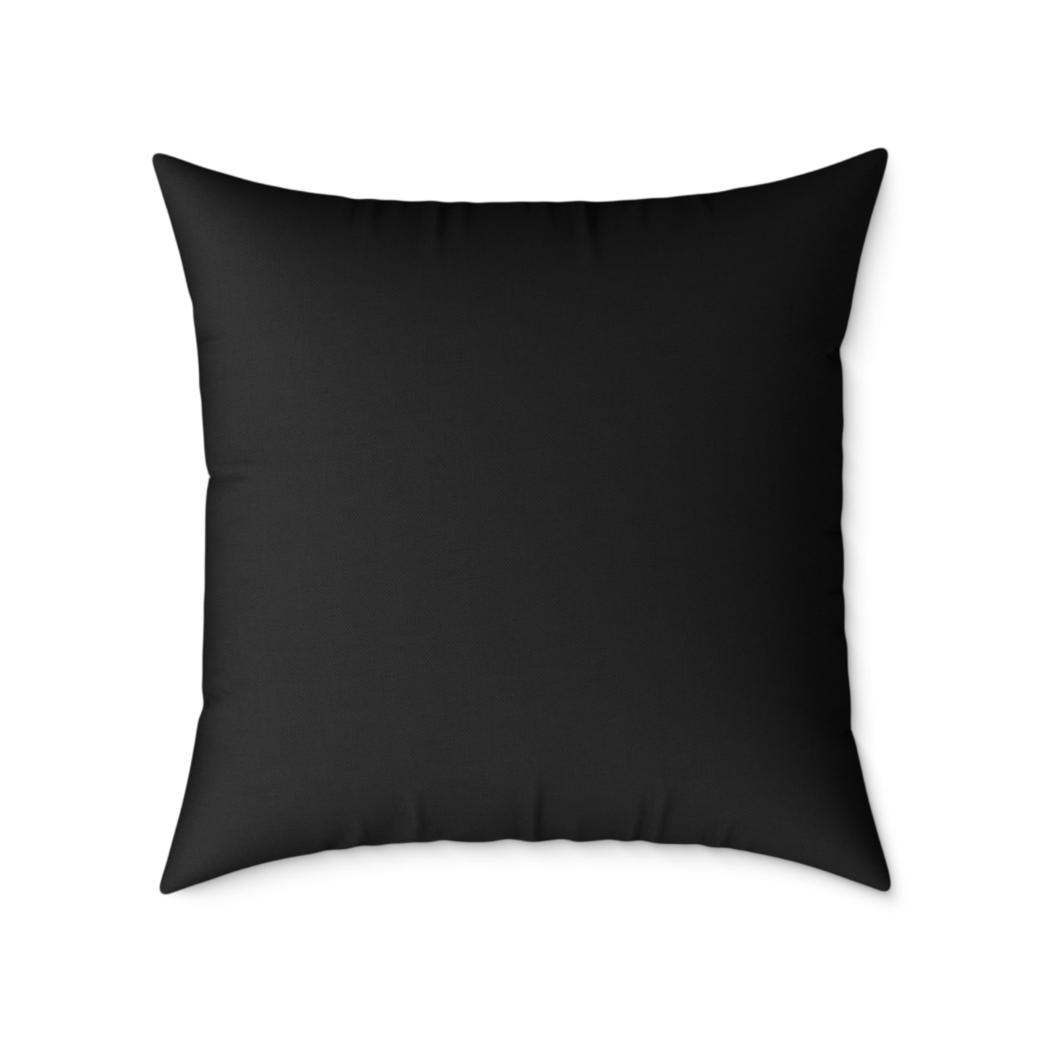 Black throw pillow for Black Pillow with Red Ribbon NO 1