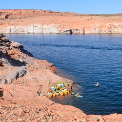 Kayaking on Lake Powell