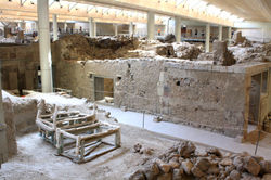 Smoothed ashlar stone was used to face the buildings