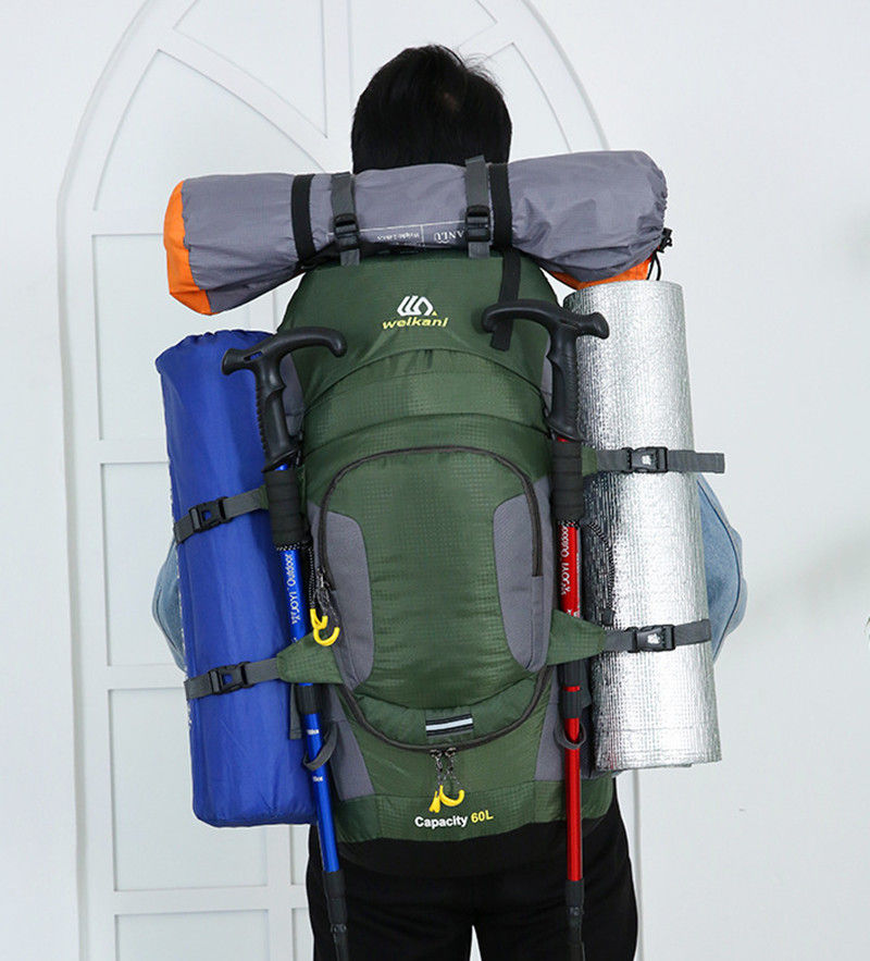 Miniatura: Waterproof Outdoor Sports Hiking Backpack with Cover