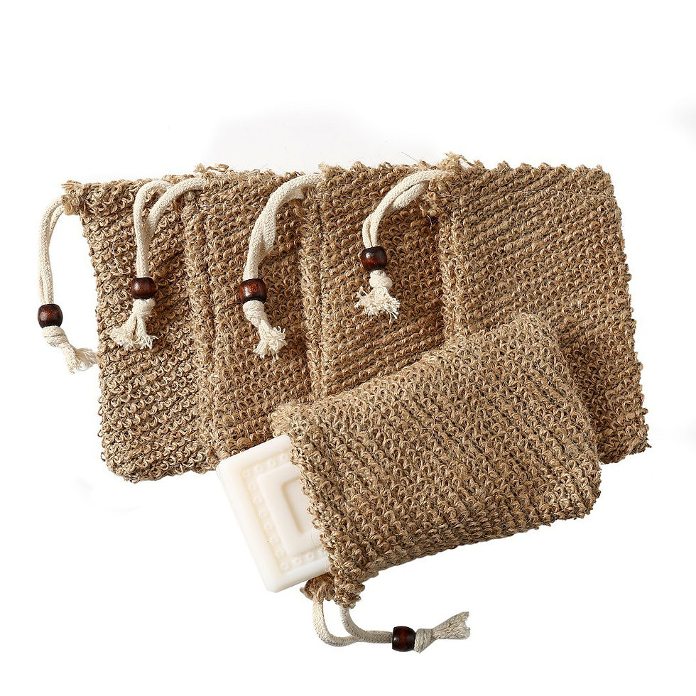 Miniatura: Handmade Soap Bag with Hemp and Ramie for Home Use