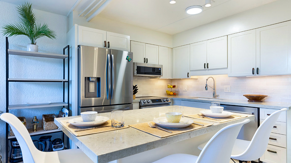 Puako Beach Condo 106 kitchen
