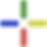 Colorful cross design element