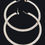 Thumbnail: Rhinstone Hoop Earring
