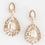 Thumbnail: Jeweled Flare Teardrop Earrings
