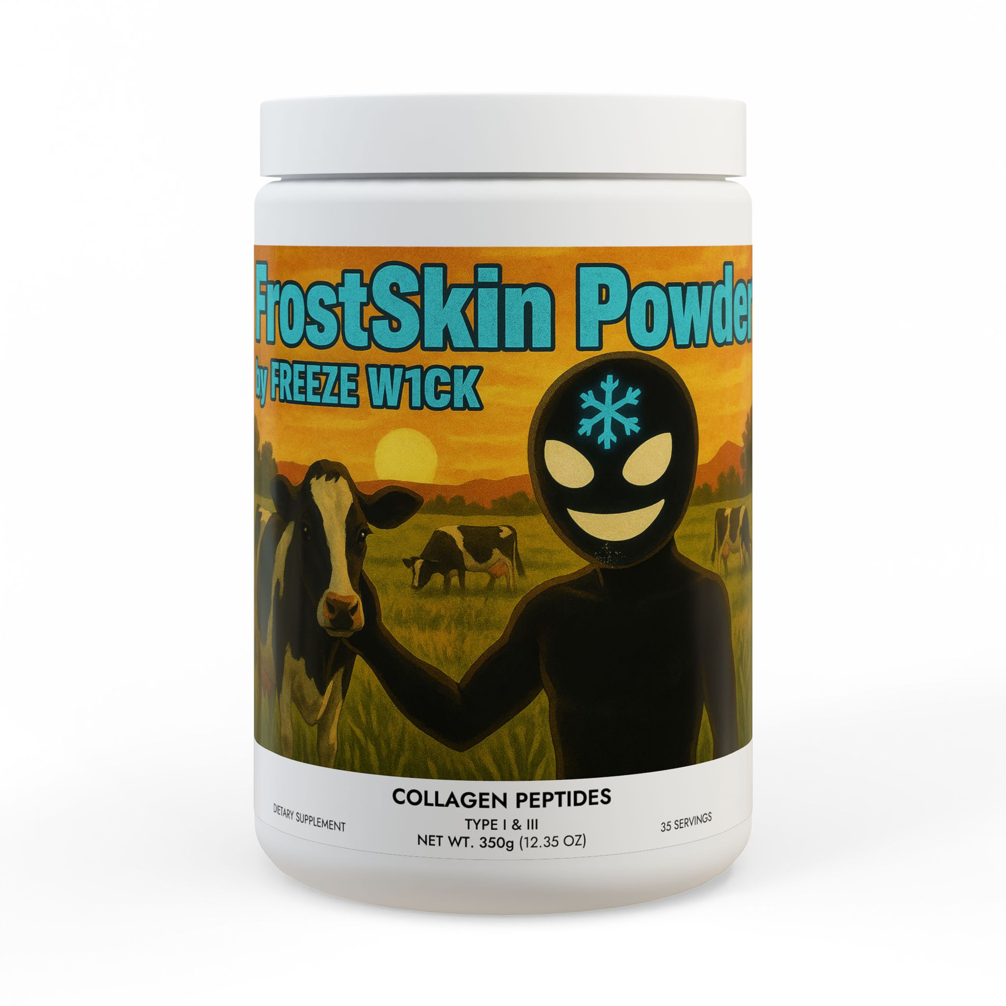 FrostSkin Powder by Freeze W1ck | Grass-Fed Collagen I & III (350g)