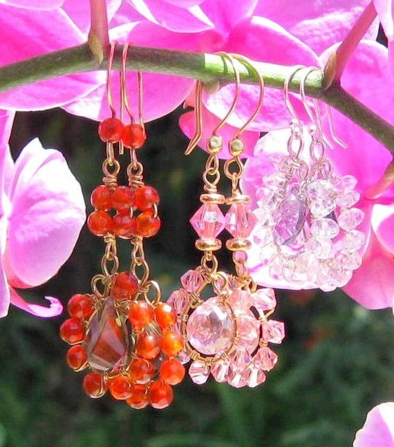Thumbnail: Tutorial Wire Wrap Earring Paisley Dangle