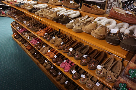 we sell Men's and women's Moccasins