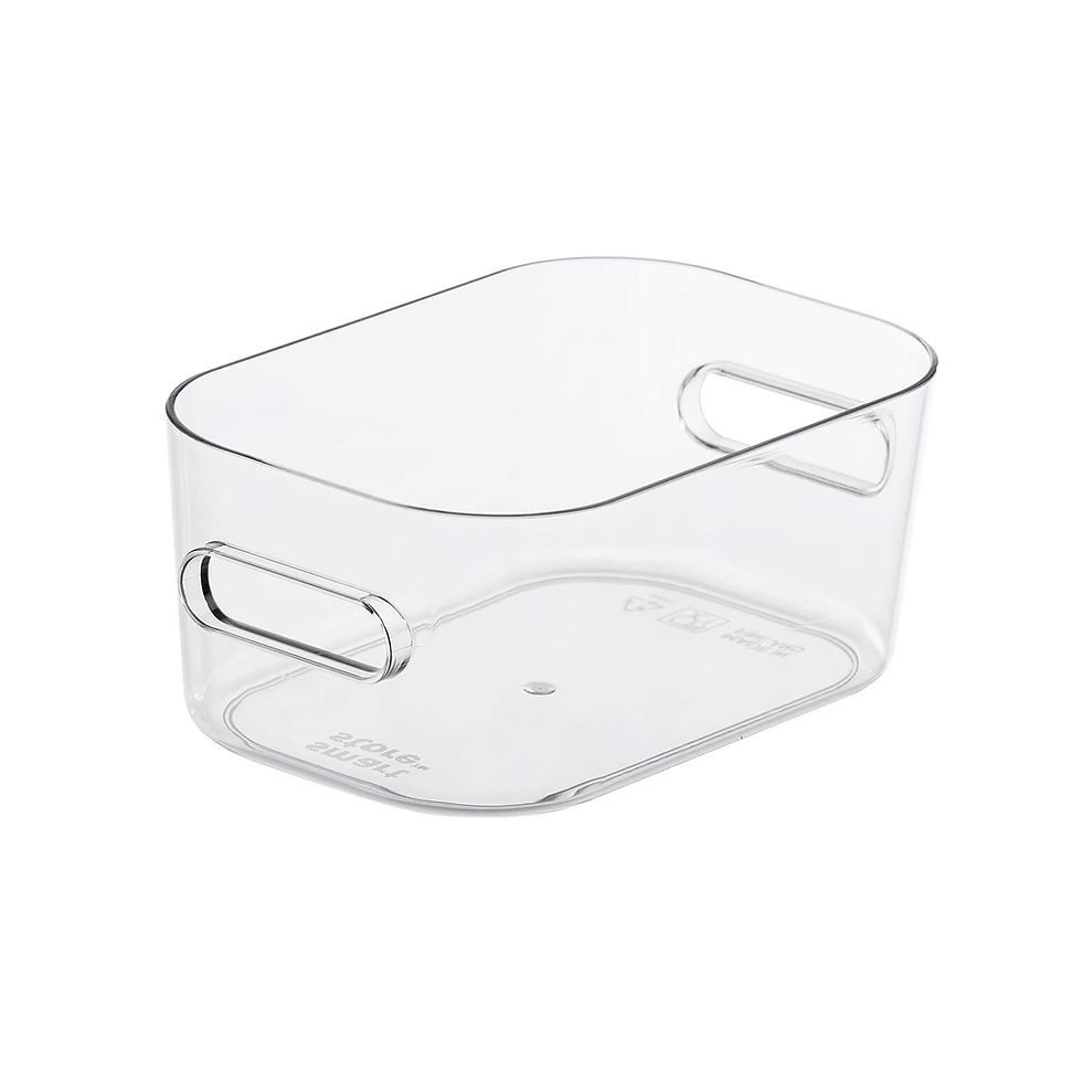 Transparante SmartStore Compact Clear koelkast bakje XS 600 ml - ideaal voor voor opslag in de koelkast en keuken