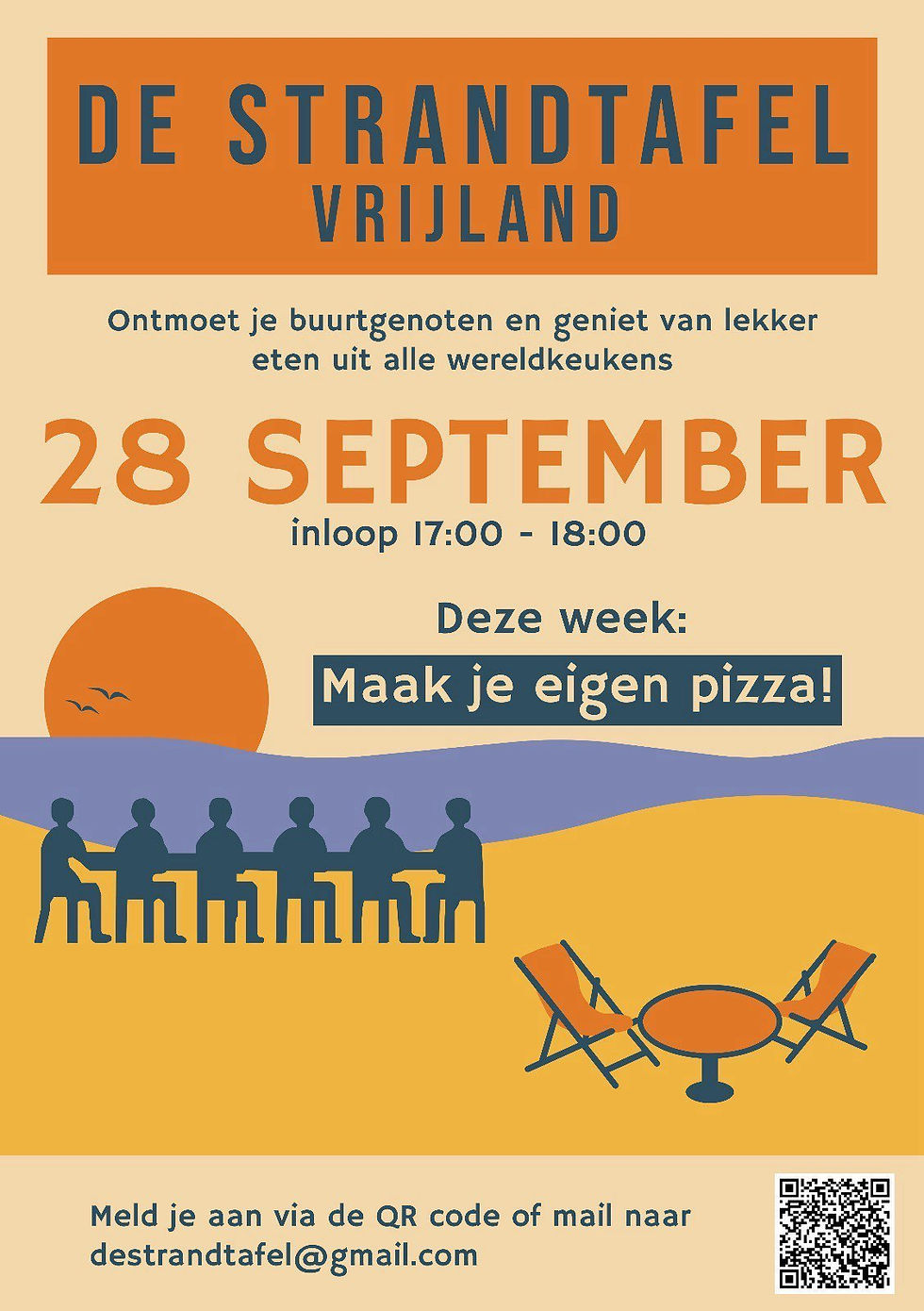De Strandtafel: buurtdiner VrIJland
