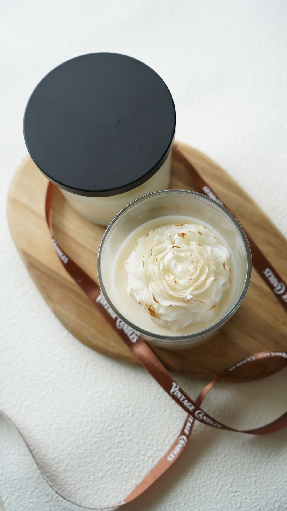 Thumbnail: Flower Bloom Candle ( White )