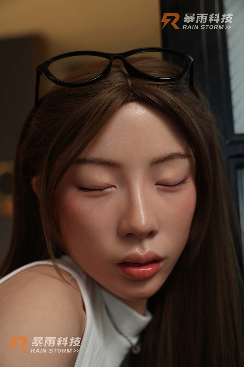 縮圖：Rainstormdoll-1號冰秘書-169cm D罩杯-(全矽膠頭身一體款)