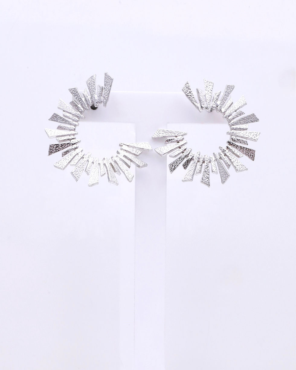 Brincos em prata - lascas