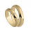 Miniatura: Conjunto d e alianças em ouro amarelo da mesma coleção com pedra
