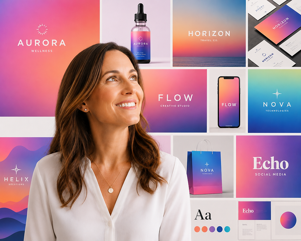 Client requests timeless branding based entirely on current design trend