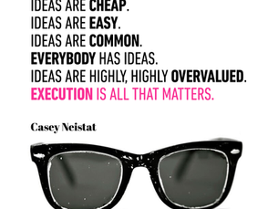 Are ideas are highly overvalued?