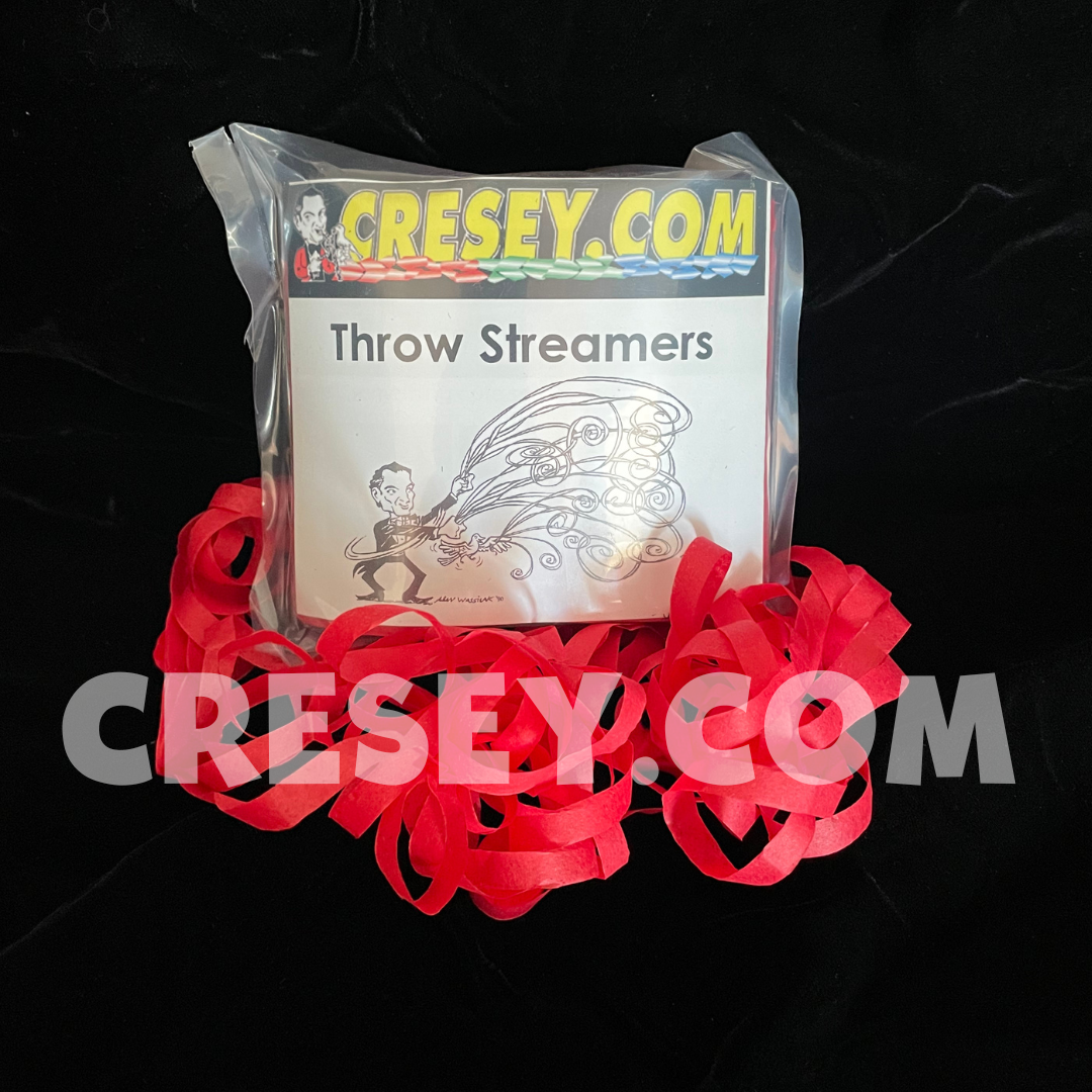 Red Throw Streamers