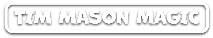 Tim Mason Magic Logo White