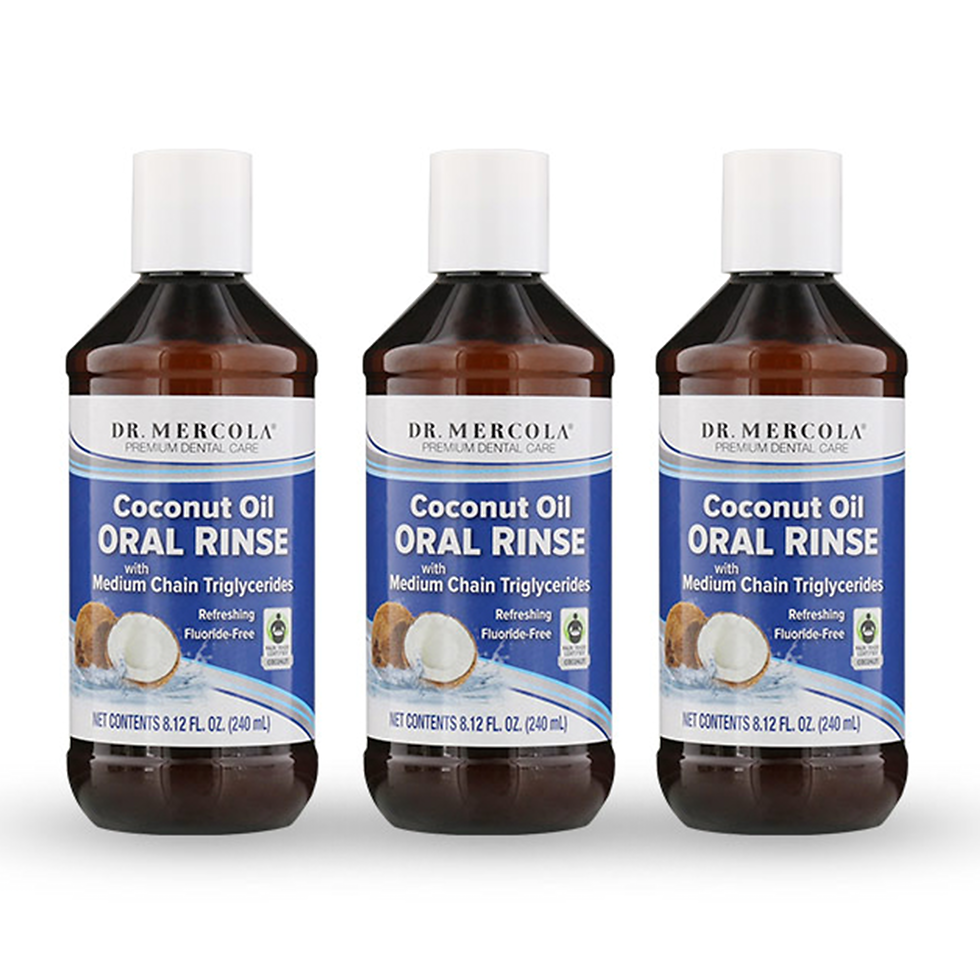 Thumbnail: Coconut Oil Pulling Oral Rinsing Infographics for Amazon