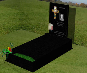 Monument Funerar Granit Negru