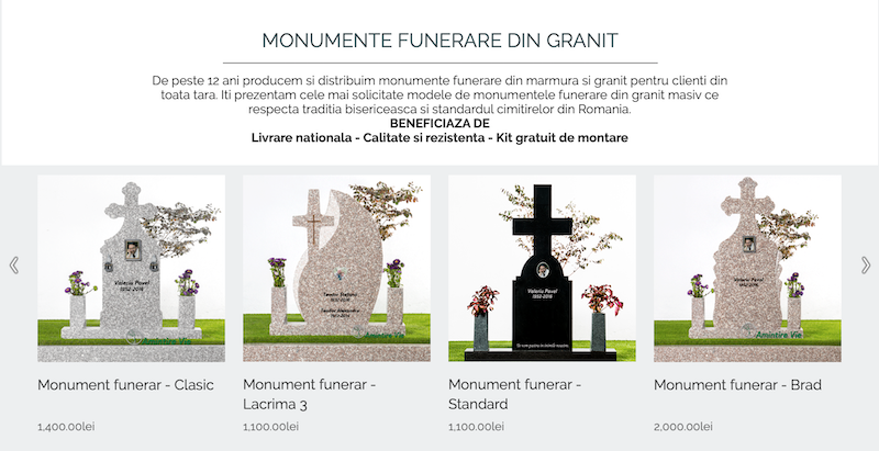 Epitafe Deosebite Monumente Funerare Amintire Vie
