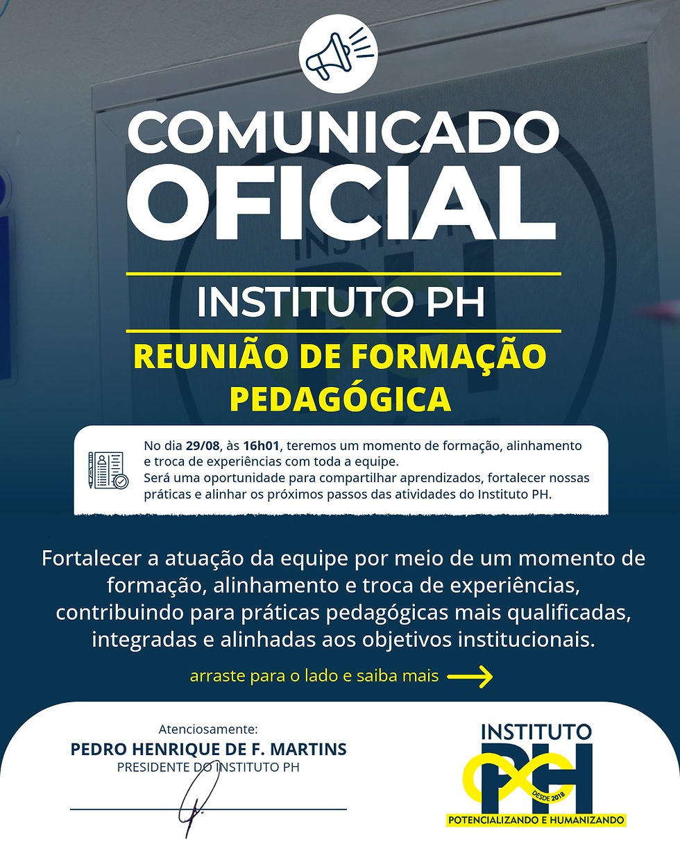 Reunião de Formação Pedagógica