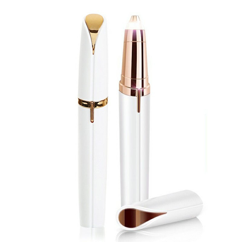 Thumbnail: Women's Painless Electric Eyebrow Trimmer Facial Hair Trimmer Epilator Remover