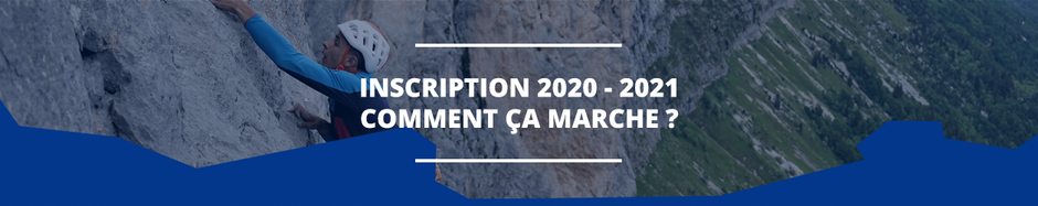 Inscription 2020-2021: EN LIGNE!