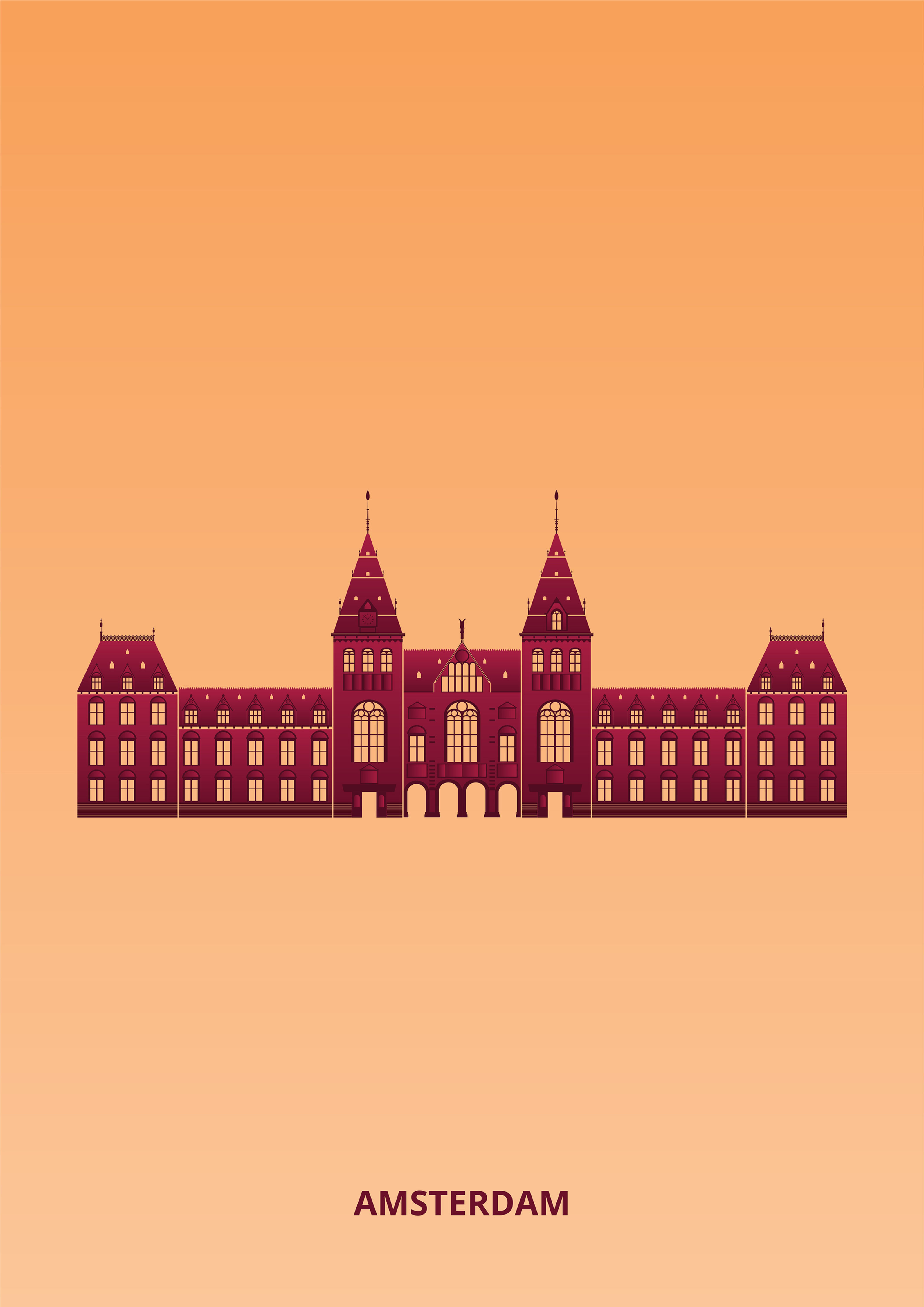 Amsterdam Rijksmuseum - orange