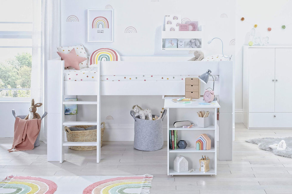 Thumbnail: Sunflower High sleeper with pullout desk