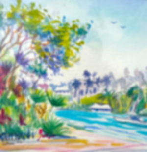 Boating in Jupiter - Card 5x7"