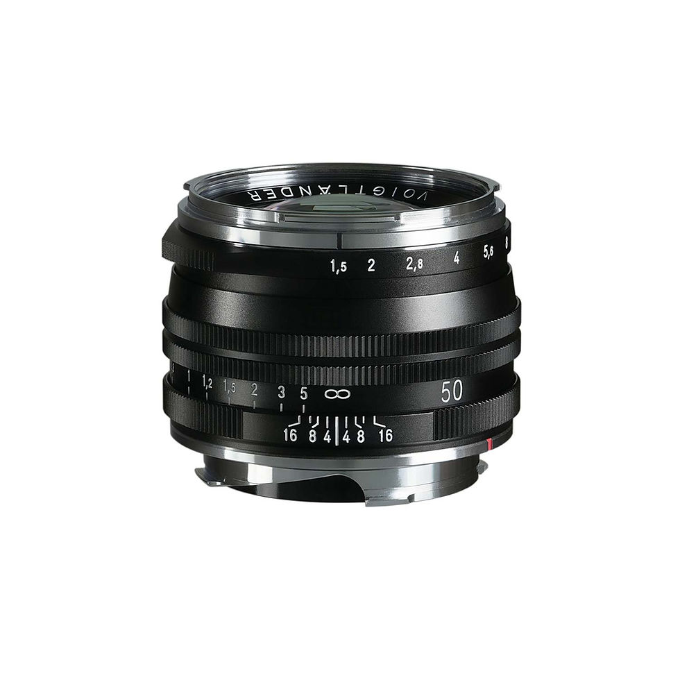Nokon Vintage Line 50mm F1.5 II Aspherical (Black & Silver)VM-mount