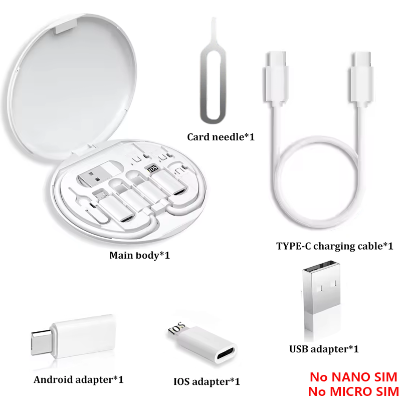Thumbnail: 60W USB-C Charging Cable & Adapter Travel Kit