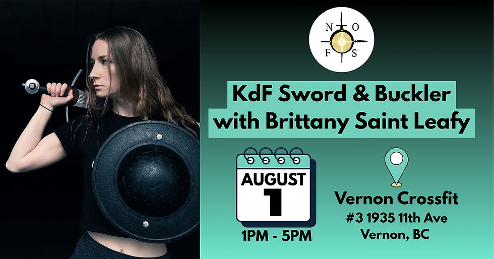 KdF Sword & Buckler with Brittany Saint Leafy