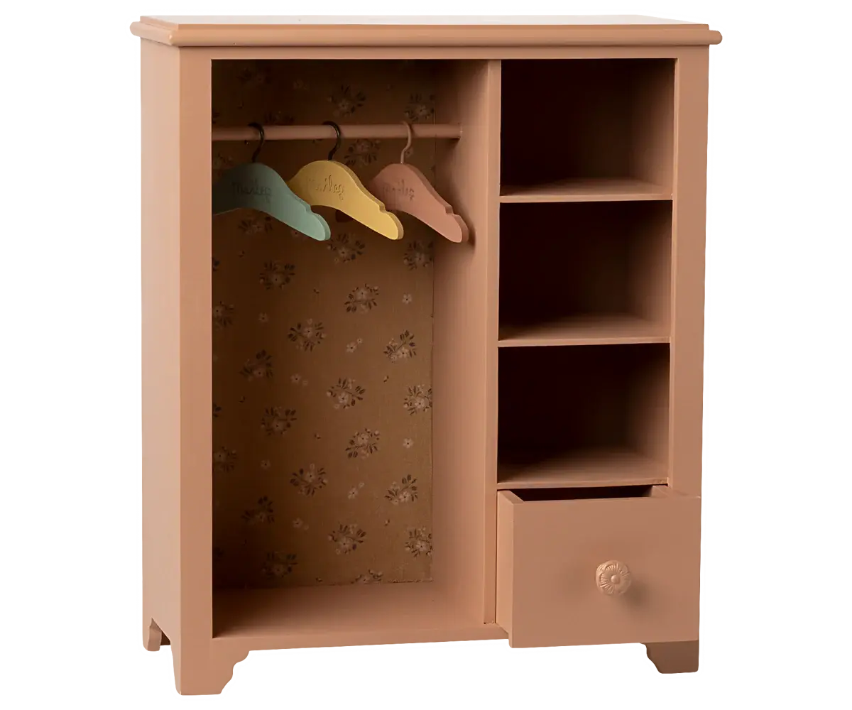 Maileg Wardrobe, Large - Dark Powder Mellow Singapore Baby Store
