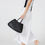 Thumbnail: Dragon Diffusion Croce Woven Leather Basket Bag, Small/Black