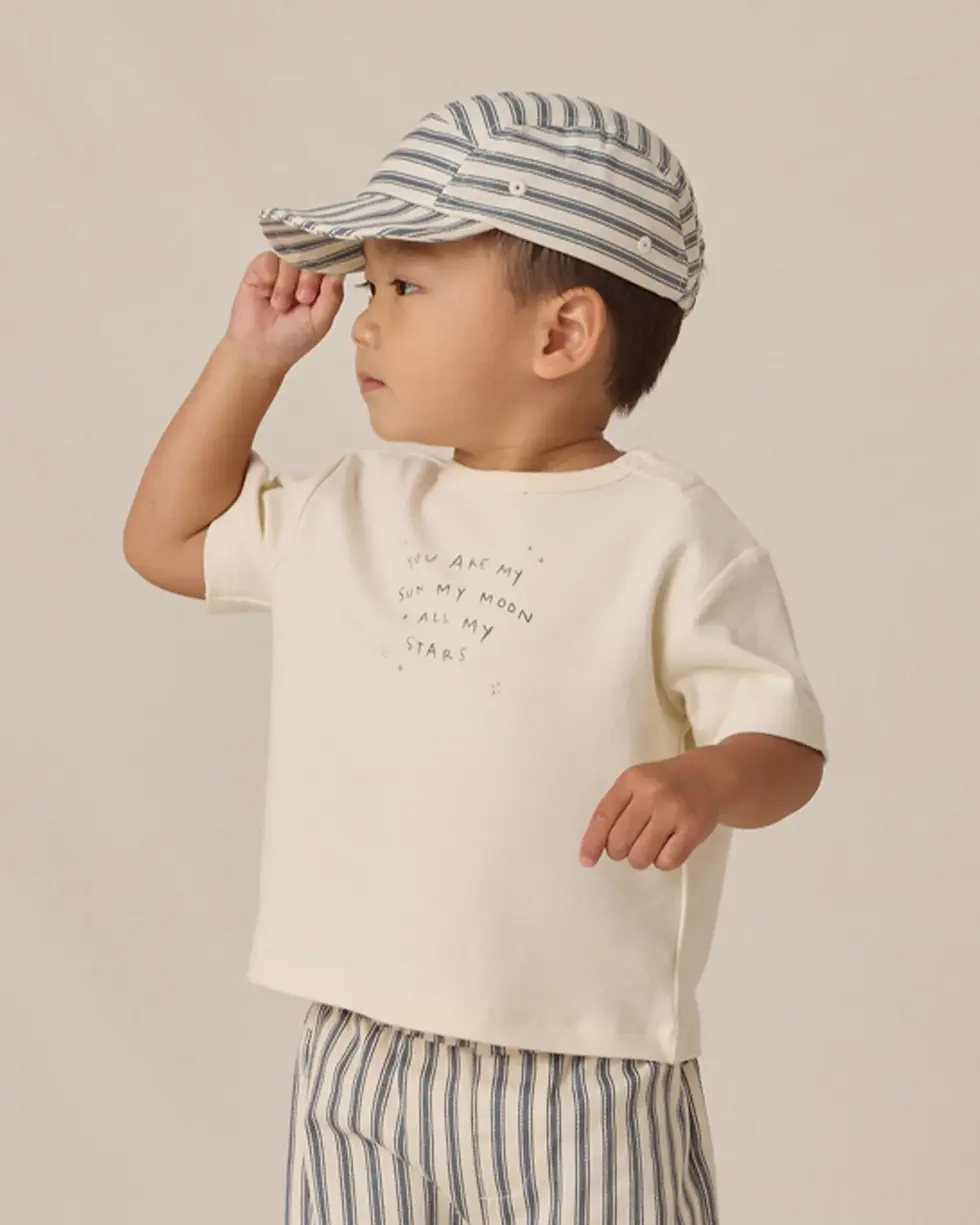 Thumbnail: Quincy Mae Boxy Tee - Sun, Moon & Stars Singapore Mellow Baby Store