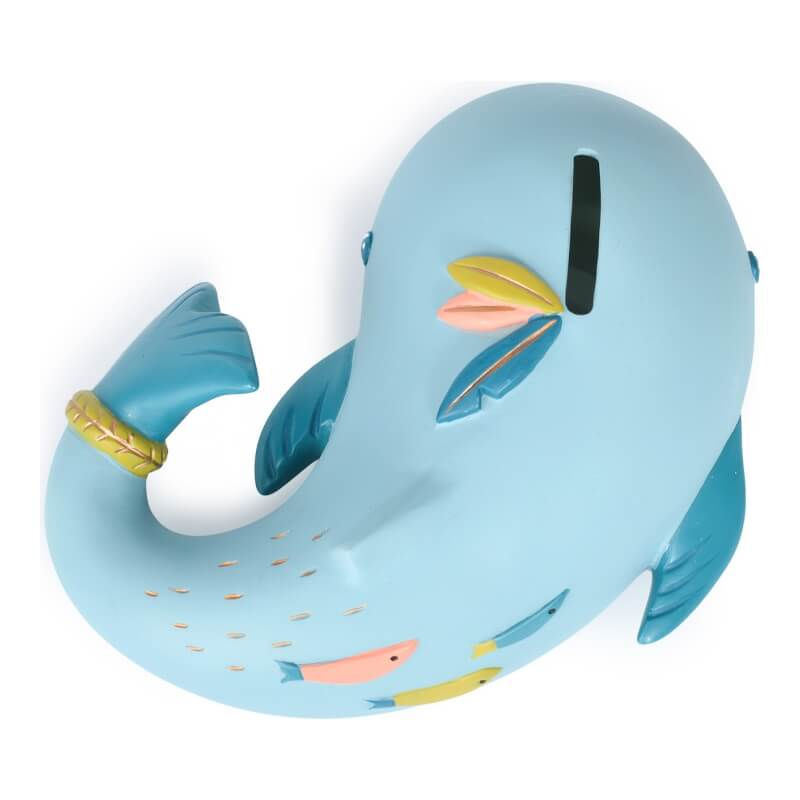 Thumbnail: Moulin Roty Le Voyage d'Olga Josephine Whale Money Box