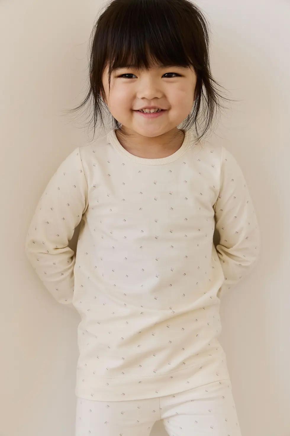 Jamie Kay Organic Cotton Baker Long Sleeve Pyjama Set-Ditsy Cherries Mellow Singapore Baby Children Clothes Shop