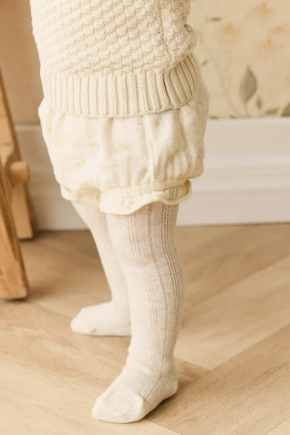 Jamie Kay Organic Cotton Muslin Frill Bloomer - Vintage Ditsy